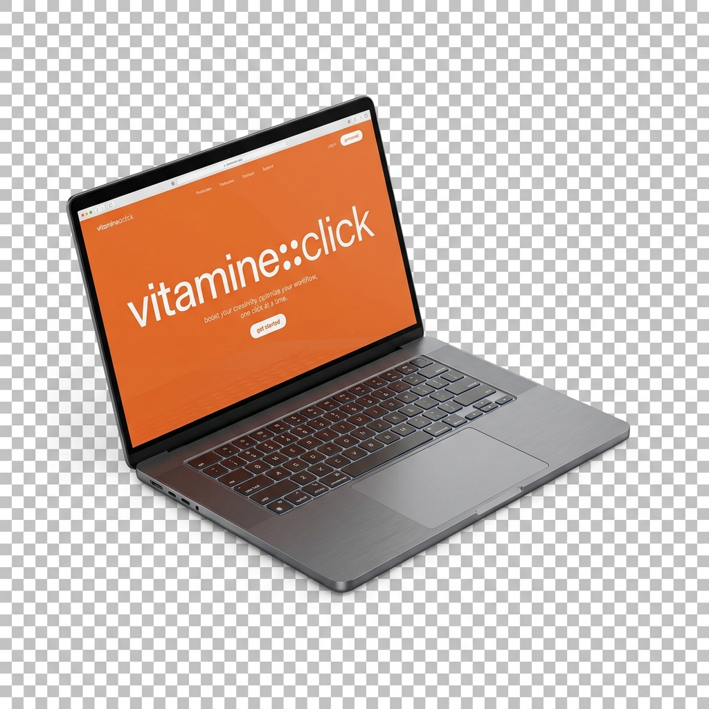 Vitamine Click Website Showcase Mockup